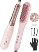 Original Wavytalk Steamline Pro Hair Styler kit with anti-scald ceramic heated comb and accessories for women.
